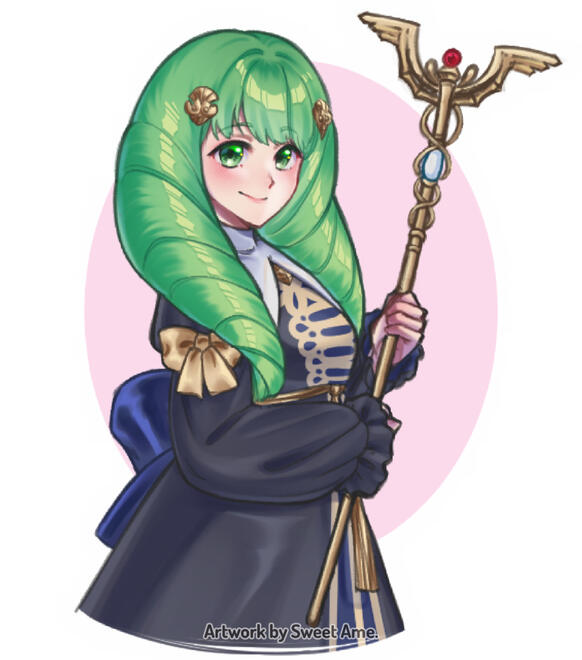 Flayn Color study featuring Flayn from Fire Emblem Three Houses.